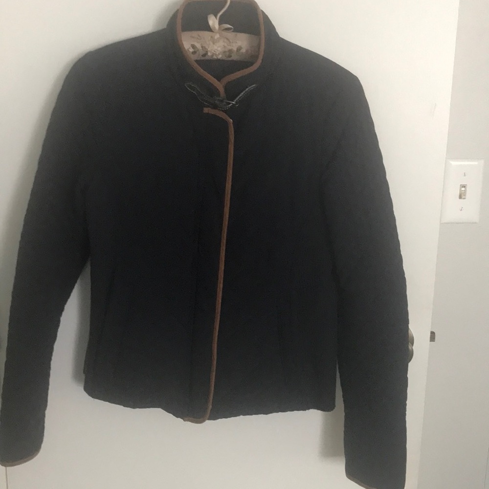 Quilted blue jacket